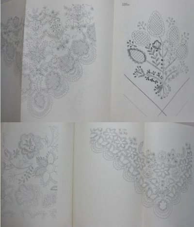 画像2: 東欧・ハンガリー白糸刺繍・図案/本・シゲトバール