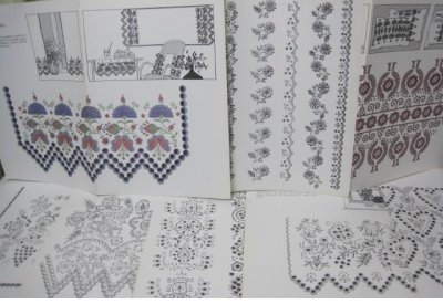 画像1: ハンガリー刺繍図案・トルナの刺繍図案集