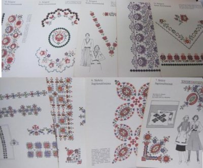 画像2: ハンガリー刺繍図案・トルナの刺繍図案集