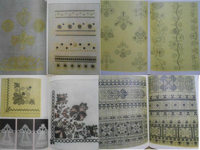 画像2: チェコスロバキア刺繍図案本