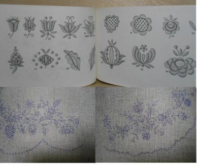 画像1: カシューブ花刺しゅう図案集