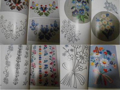 画像1: ポーランドの花とレトロな図案集