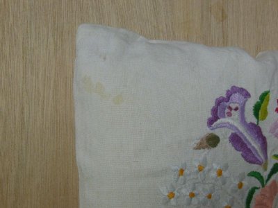 画像3: ハンガリーカロチャ刺繍/花・クッションカバー(アンティーク）