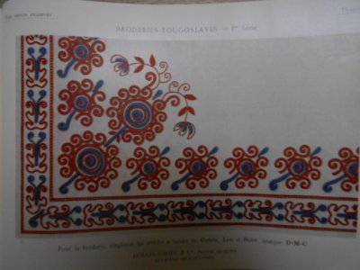 画像2: DMC刺繍図案集・東欧・ユーゴスラビア刺繍図案