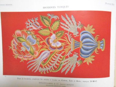 画像1: DMC刺繍図案集・トルコの刺繍図案集（BRODERIES TURQUES）