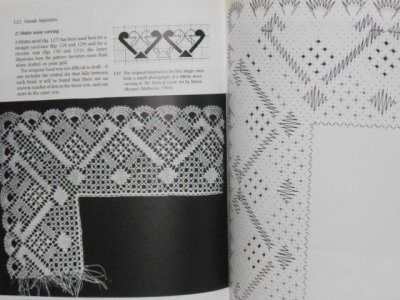 画像3: ボビンレース/トーションレース本・パターン・デザイン/Torchon lace 