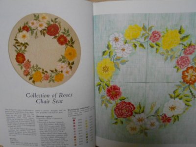 画像3: イギリス刺繍・伝統的なローズの図案集/本