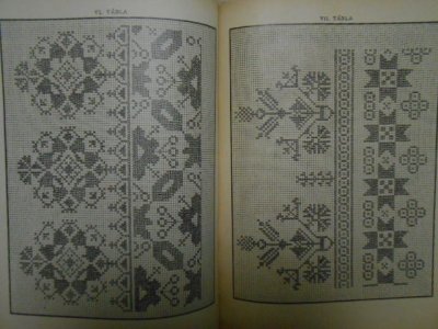 画像1: ハンガリーウール糸刺繍・図案・本