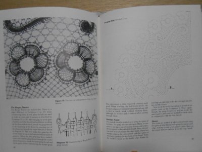 画像2: ボビンレースの本・パターン・1980年代/modern lace designs