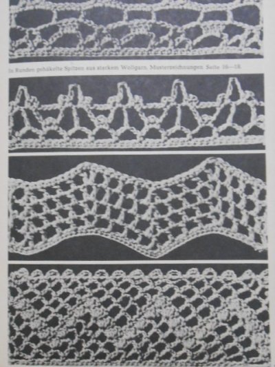 画像2: ドイツかぎ針編み・クロッシェレース技法・図案パターン