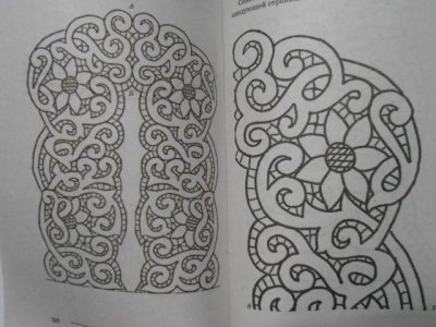 画像1: ロシアホワイトワーク刺繍図案・リシェリュー刺繍