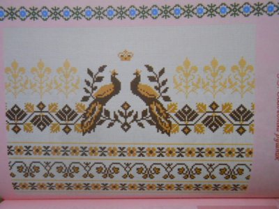 画像2: ロシアクロスステッチ図案集/刺繍タオル・衣装