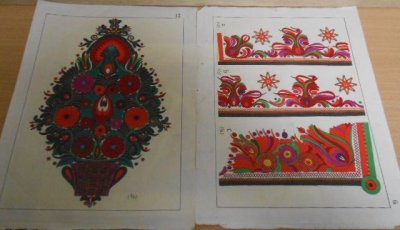 画像1: ハンガリーマチョー刺繍・マチョー刺繍図案1920年後半