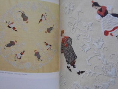 画像1: シュバルム刺繍ワークの本　白糸　ステッチ　