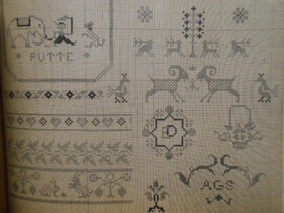 画像2: スウェーデンMARKBOK・スウェーデン刺繍・クロスステッチ図案集