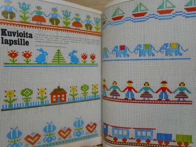 画像1: RISTIPISTOJA・クロスステッチ図案,北欧刺繍・フィンランド