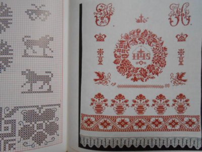 画像3: オーストリア・リネン刺繍,クロスステッチ図案集