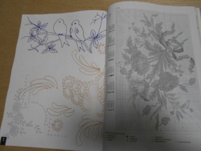 画像2: エストニア刺繍・花鳥の図案集 Helga Koger Nostalgilised tikandid カットワーク　ホワイトワーク　クロスステッチ