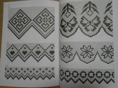 画像3: 東欧・かぎ針編みパターン本・モチーフ・エジング・ラトビア版