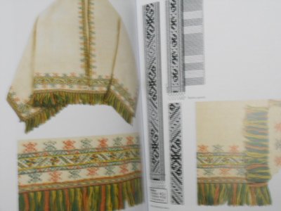 画像2: ラトビア刺繍・図案本・バンド/カード織り・パターン・KRUSTPILS VILLAINES AIJA JANSONE 