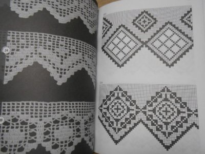 画像1: 東欧・かぎ針編みパターン本・モチーフ・エジング・ラトビア版