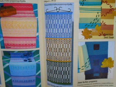 画像1: ポッパナ織り・作品パターン・北欧フィンランド