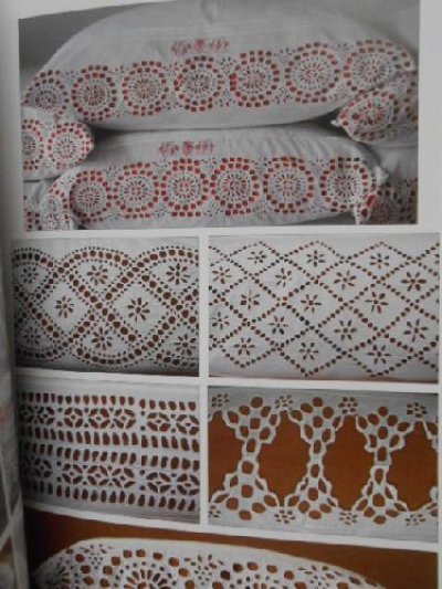 画像1: ハンガリー刺繍図案の本・白糸刺しゅう/Szada
