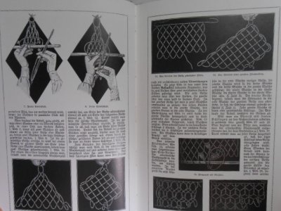 画像3: ヴィンテージ白糸の作品図案集 フィレレース編 チャート