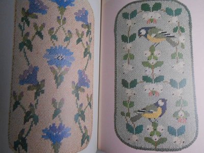 画像3: 北欧の刺繍・クロスステッチ/デンマークチャート集（フレメ花糸）