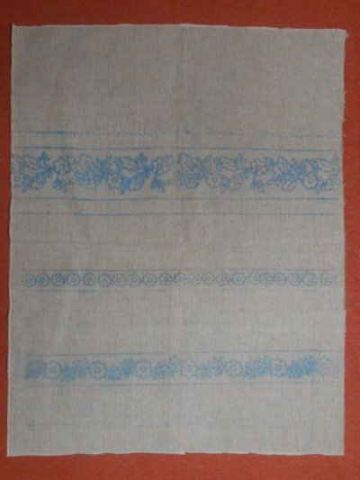 画像1: ハンガリー 刺繍 図案 パローツ/刺繍布地