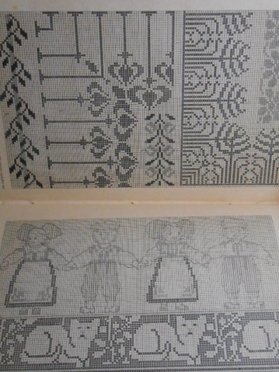 画像2: チェコの刺繍 本 図案-アンティーク チェコ手芸 古書 1905