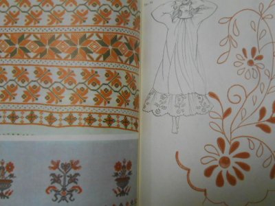 画像2: 東欧 ベラルーシ刺繍本/図案