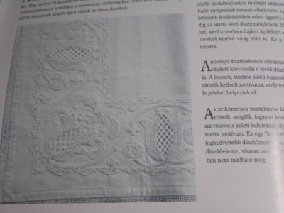 画像1: ハンガリーノット刺繍・図案集（白糸）