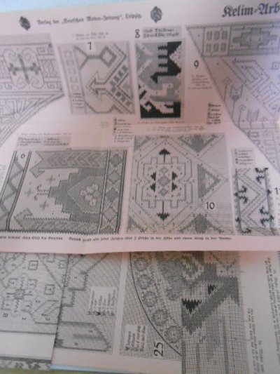 画像3: キリム 織り・本/キリム刺繍 図案 パターン/Kelim-Arbeiten（Kilim)
