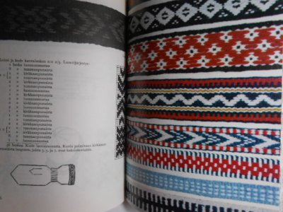 画像1: フィンランド・バンド織りの本/リボン織り 図案 パターン-ピルタナウハ織り