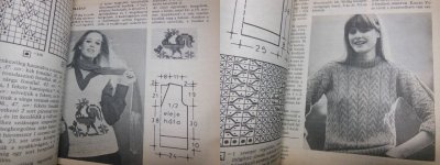画像1: ハンガリーのニット 編み物・かぎ針の本・Kotes horgolas