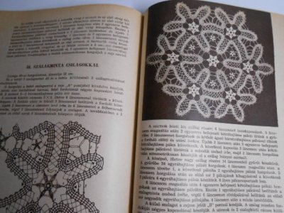 画像2: ハンガリーレース編み物の本/図案・東欧