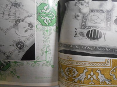 画像1: イタリアのアッシジ刺繍-図案集 