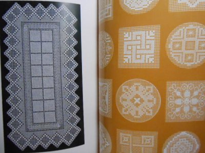 画像2: FILET LACE フィレレース本（ステッチ・図案/パターン集）stitches and patterns