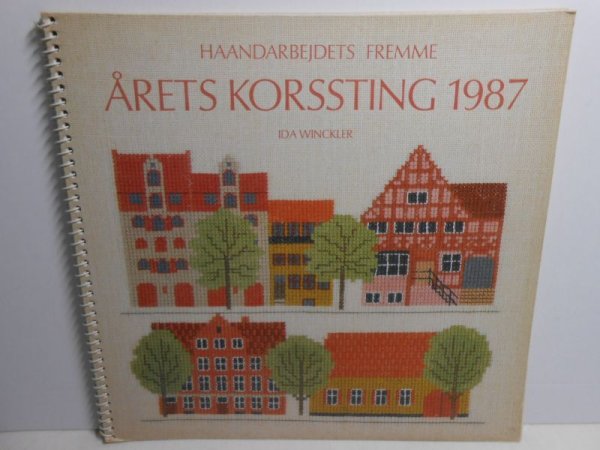 画像1: フレメ・Fremmeカレンダー1987・クロスステッチ図案集/デンマークの家 (1)
