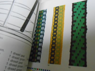 画像2: カード織り・図案・本・パターン集(オランダ語）bandweven　
