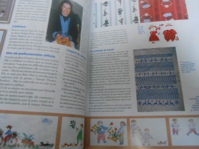 画像2: Point de croix フランス刺繍雑誌 クロスステッチ 図案/サモイロフさん紹介