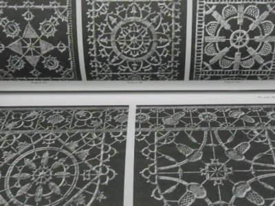 画像1: レティセラ/RETICELLA・本・図案・パターン集（Needle-Made Lace of Reticella ）カットワーク
