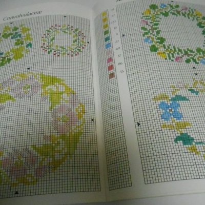 画像2: フレメ 花輪　クロスステッチ図案集 デンマーク CROSS STITCH