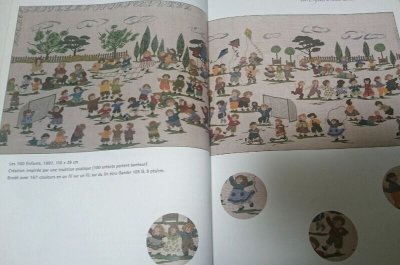画像1: Les 100enfants 100人の子供の刺繍 図案本 クロスステッチ チャート フランス フランソワーズ・マルシャンディエ　