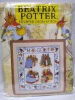 画像2: ピーターラビット クロスステッチキット Peter Rabbit 暮らしのサンプラー(Anchor糸) Beatrix Potter  (2)