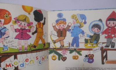 画像1: 人形の子の編み物学校 絵本 DDR 東ドイツ 