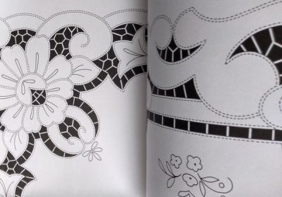 画像3: Richelieu リシュリュー刺繍図案集 白糸