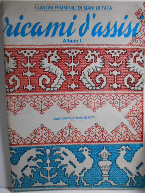 イタリアのアッシジ刺繍-図案集（販売）