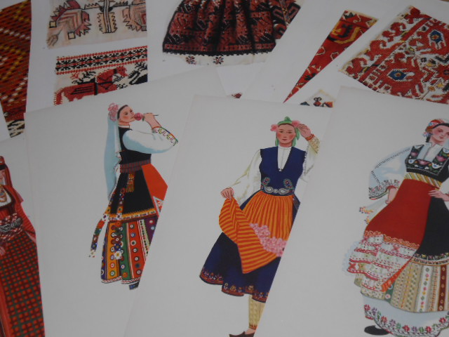 ブルガリアの伝統的な民族衣装と刺繍 パターン集ーbookshop赤ずきん